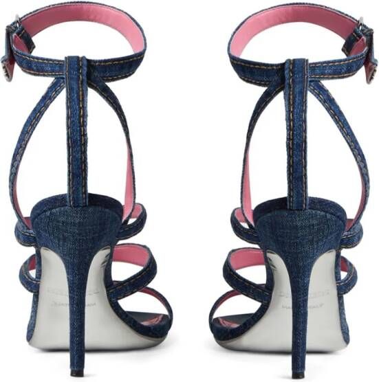 Dsquared2 Denim sandalen Blauw