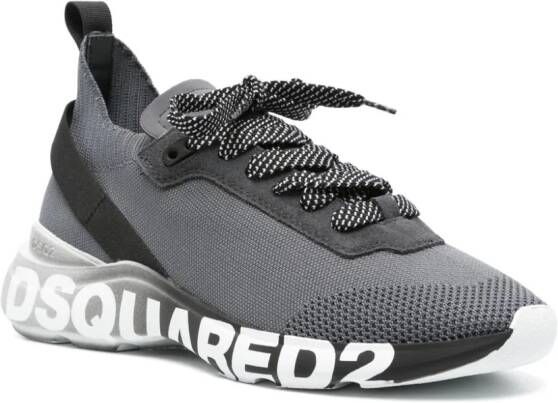 Dsquared2 Fly sneakers met logo-reliëf Grijs