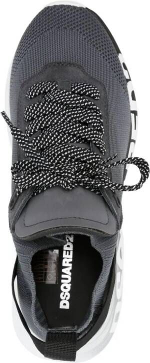 Dsquared2 Fly sneakers met logo-reliëf Grijs