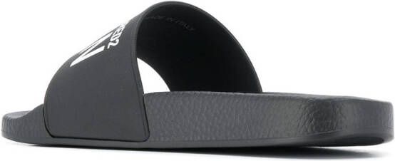 Dsquared2 Icon slippers Zwart