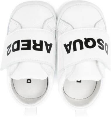 Dsquared2 Kids Babyschoentjes met logo Wit