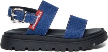 Dsquared2 Kids Slingback sandalen Blauw