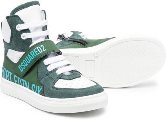 Dsquared2 Kids High-top sneakers Groen