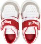 Dsquared2 Kids Leren sneakers met logoprint Wit - Thumbnail 3