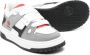 Dsquared2 Kids Leren sneakers met suède vlakken Grijs - Thumbnail 2