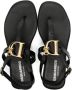 Dsquared2 Kids Sandalen met logoplakkaat Zwart - Thumbnail 3