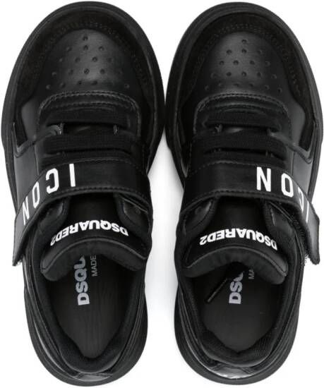 Dsquared2 Kids Sneakers met logoprint Zwart