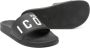 Dsquared2 Kids Slippers met logoprint Zwart - Thumbnail 2