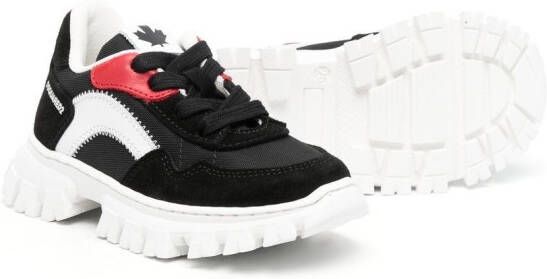 Dsquared2 Kids Sneakers met chunky zool Zwart