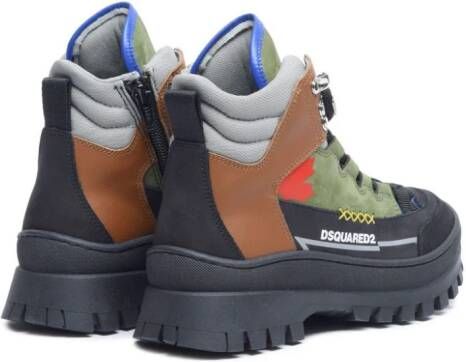 Dsquared2 Kids Sneakers met colourblocking Groen