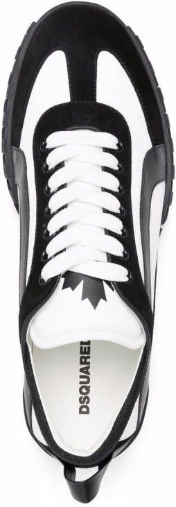 DSQUARED2 Legend tweekleurige sneakers Wit