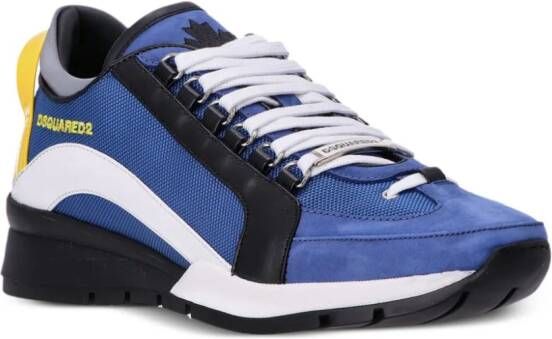 Dsquared2 Legendary leren sneakers Blauw