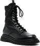 DSQUARED2 Leren combat boots Zwart - Thumbnail 2