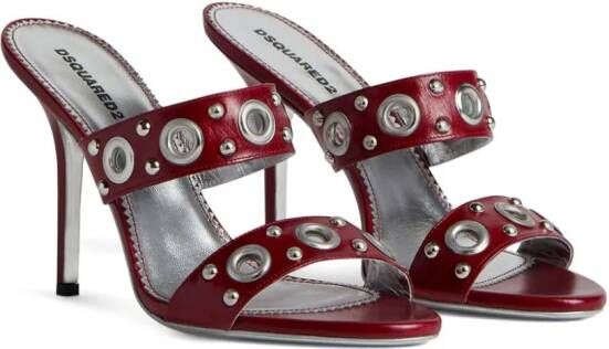 Dsquared2 Leren sandalen Rood