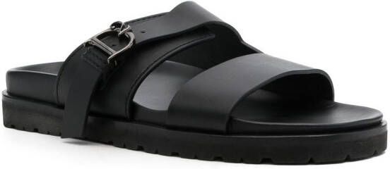 Dsquared2 Leren sandalen Zwart