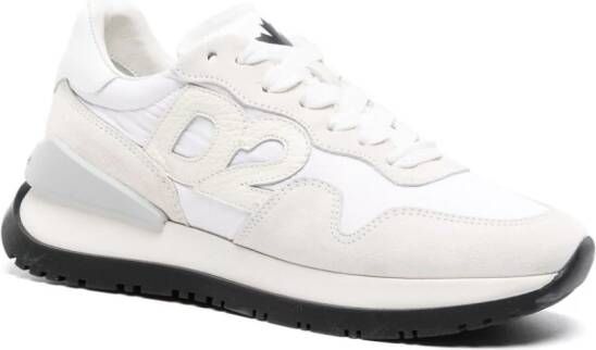 DSQUARED2 Leren sneakers Wit