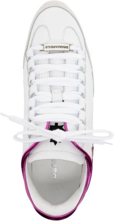 DSQUARED2 Sneakers met logoprint Wit