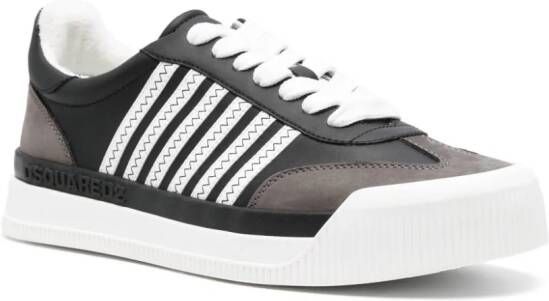 Dsquared2 New Jersey leren sneakers Zwart