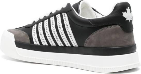 Dsquared2 New Jersey leren sneakers Zwart