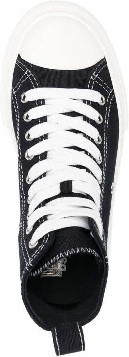 Dsquared2 Sneakers met plateauzool Zwart