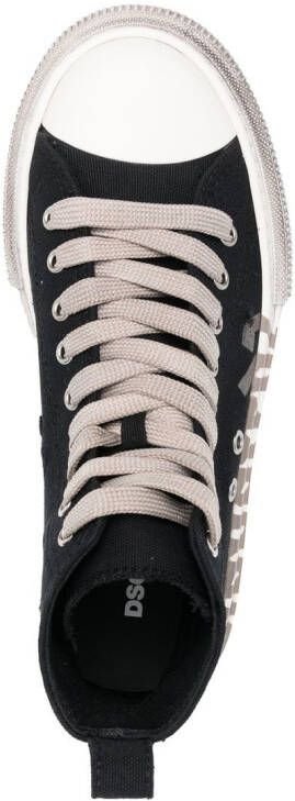 Dsquared2 Sneakers met plateauzool Zwart