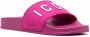 DSQUARED2 Slippers met print Roze - Thumbnail 2