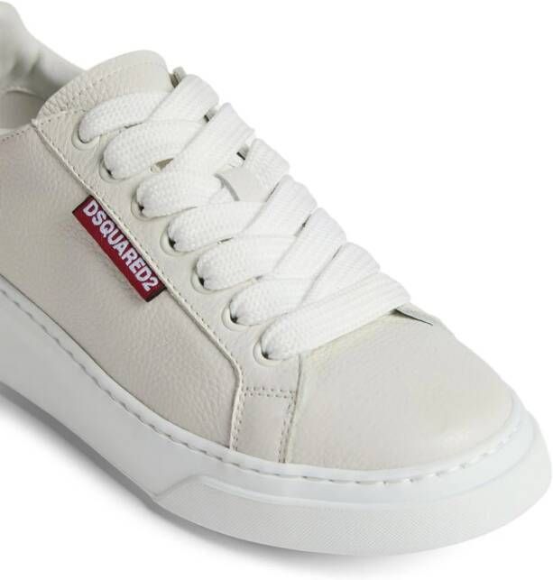 DSQUARED2 Sneakers met logo-reliëf Wit