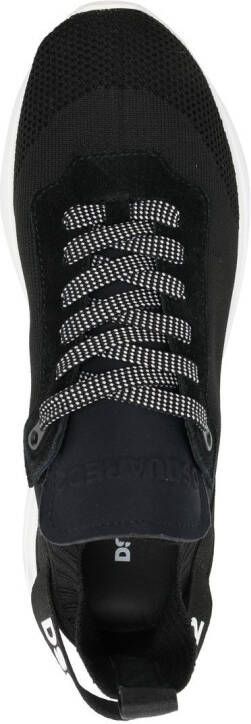 DSQUARED2 Sneakers met logoband Zwart