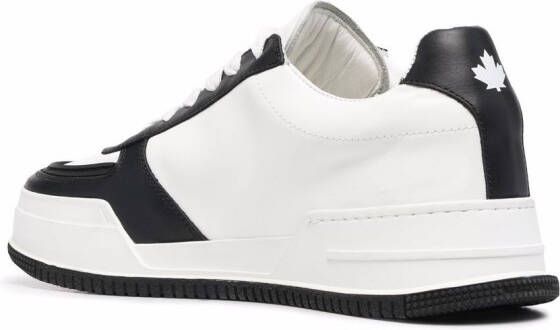 DSQUARED2 Sneakers met logopatch Wit