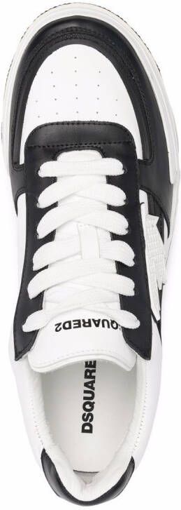 DSQUARED2 Sneakers met logopatch Wit