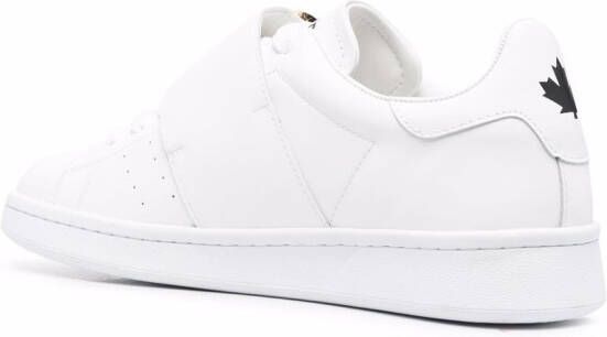 DSQUARED2 Sneakers met logoplakkaat Wit