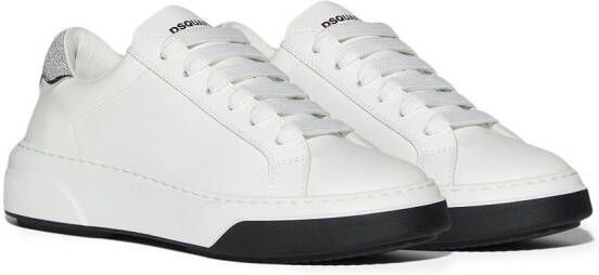 DSQUARED2 Sneakers met logoprint Wit