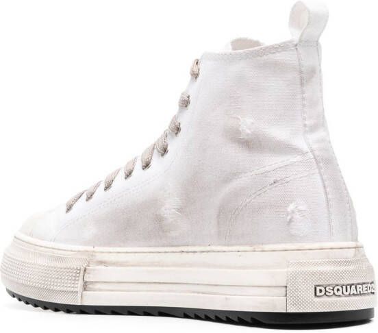 DSQUARED2 Sneakers met logoprint Wit