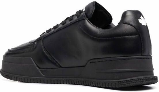 DSQUARED2 Sneakers met logoprint Zwart