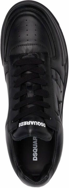 DSQUARED2 Sneakers met logoprint Zwart