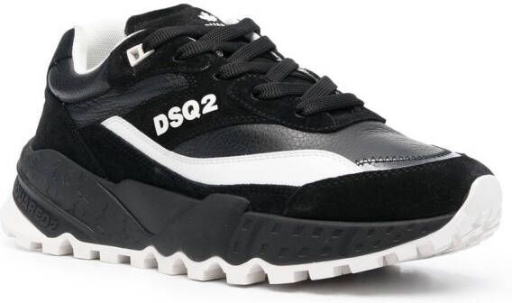 DSQUARED2 Sneakers met logoprint Zwart