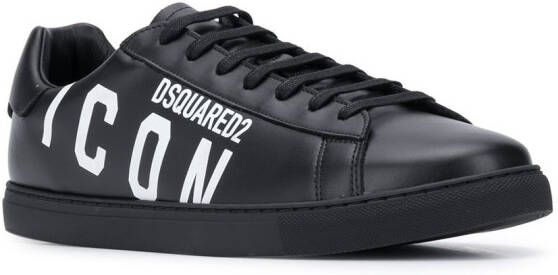 Dsquared2 Sneakers met logoprint Zwart