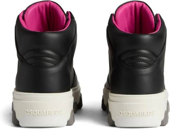 DSQUARED2 Sneakers met patroon Zwart