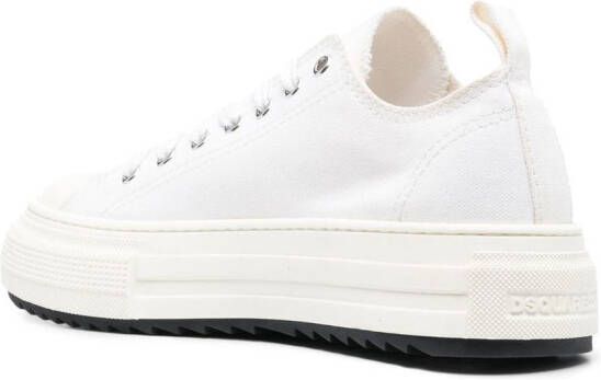 Dsquared2 Sneakers met plateauzool Wit