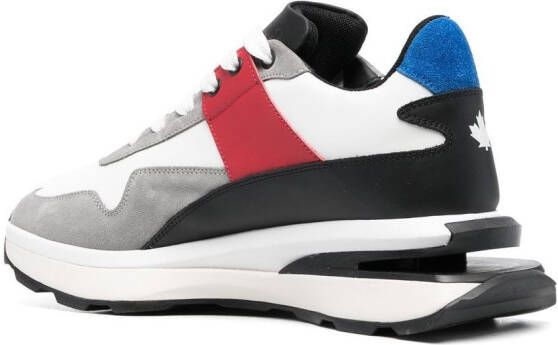 DSQUARED2 Sneakers met vlakken Wit