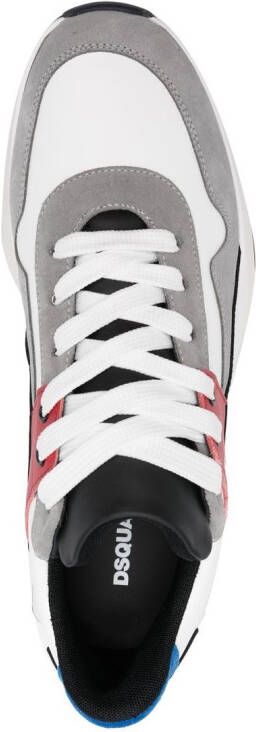 DSQUARED2 Sneakers met vlakken Wit