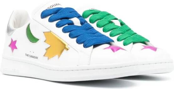 DSQUARED2 Sneakers met vlakken Wit