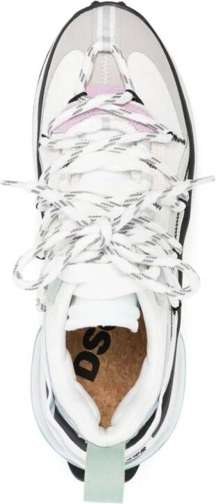 DSQUARED2 Sneakers met vlakken Wit