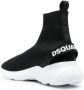 DSQUARED2 Soksneakers met logoprint Zwart - Thumbnail 3