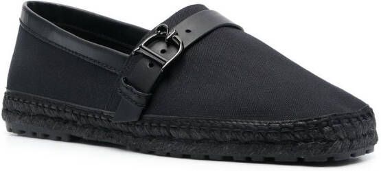 Dsquared2 D2 Statement leren espadrilles Zwart