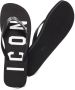 DSQUARED2 Teenslippers met logoprint Zwart - Thumbnail 2