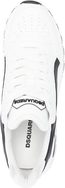 DSQUARED2 Tweekleurige sneakers Wit