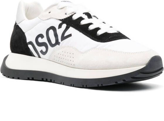 DSQUARED2 Sneakers met logoprint Wit