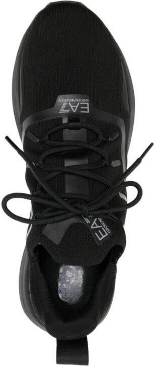 Ea7 Emporio Armani Sneakers met logo Zwart