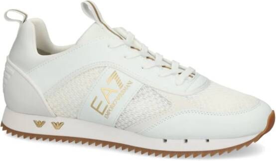 Ea7 Emporio Armani Sneakers met logoprint Wit